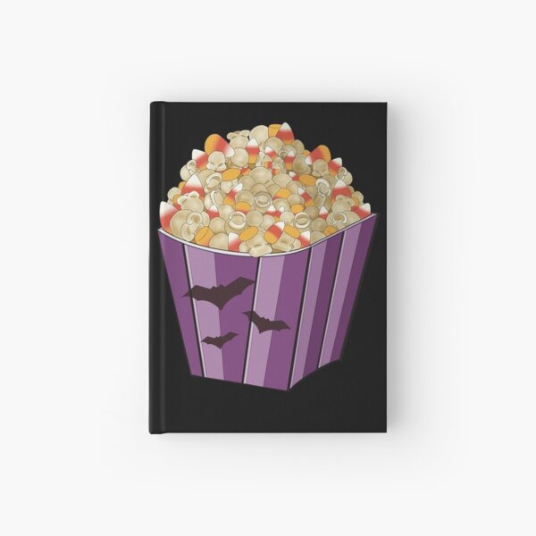 Halloween Popcorn Hardcover Journal