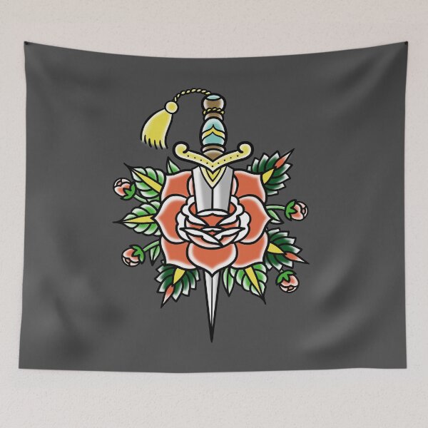 Item preview, Rose and Dagger Medium designed and sold by Tiffany Johnson.