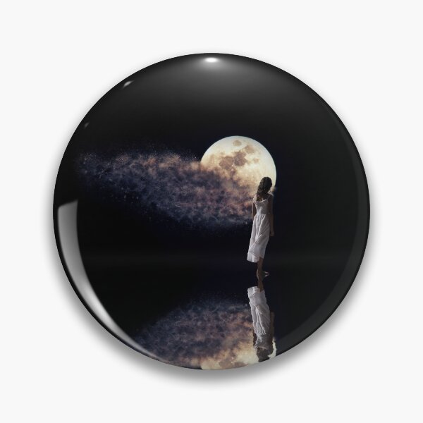 Item preview, Woman walking in front of the moon designed and sold by ActiveDragon.