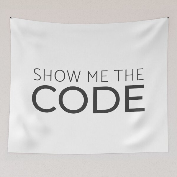 Item preview, Show Me The Code designed and sold by GraphitePen.