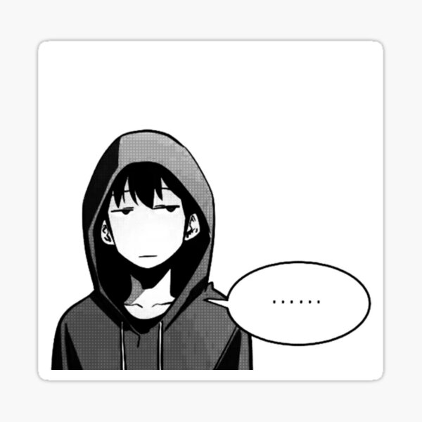Annoyed jin woo from solo leveling Sticker