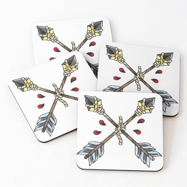 Item preview, Crossed Arrows Traditional Tattoo designed and sold by Tiffany Johnson.
