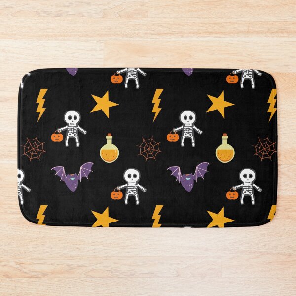Item preview, SKELETON, COBWEB AND BAT SEAMLESS PATTERN FOR HALLOWEEN  designed and sold by gaCh438.