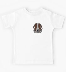 Dobby Ears Bull Terrier Brown Kids Tee