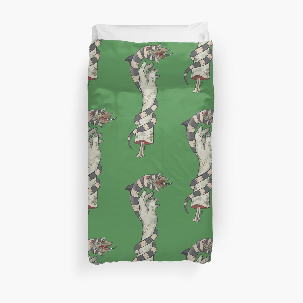 Lets turn on the Juice Duvet Cover