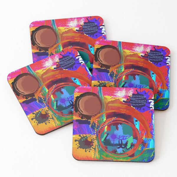 Item preview, San Antonio Carnival Abstract Art Poster designed and sold by Swooncake Press.