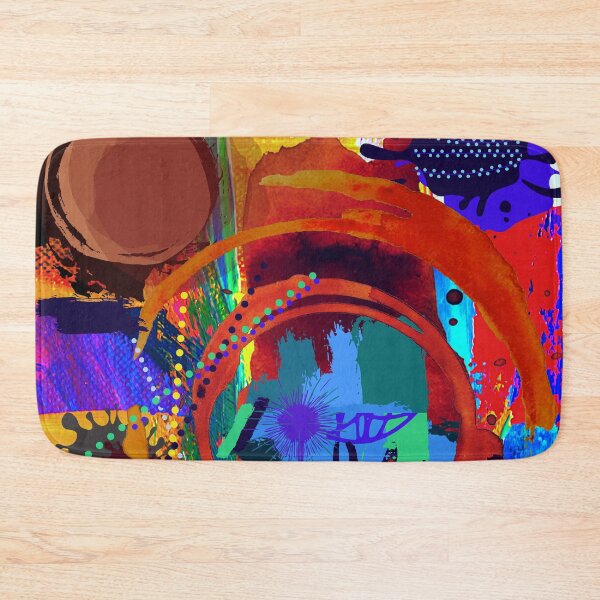 Item preview, San Antonio Carnival Abstract Art Poster designed and sold by Swooncake Press.