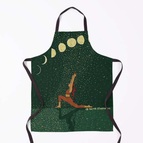 Item preview, Yoga Girl Moon Phases Art designed and sold by sierratruong.
