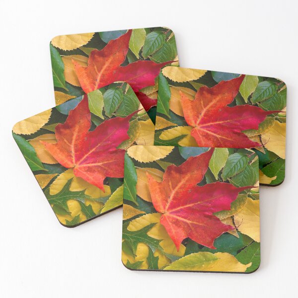 Item preview, Autumn Leaves Changing Color Collage  designed and sold by navitaelwell.