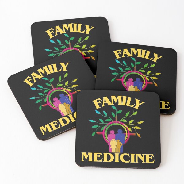 Aperçu de l'œuvre médecine familiale. famille. arbre créée et vendue par doctors-apparel.