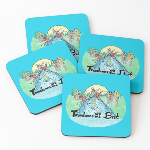 Item preview, Trombones are the Best Funny Cute Cartoon Trombonist Gift  designed and sold by AliceXueTrp.
