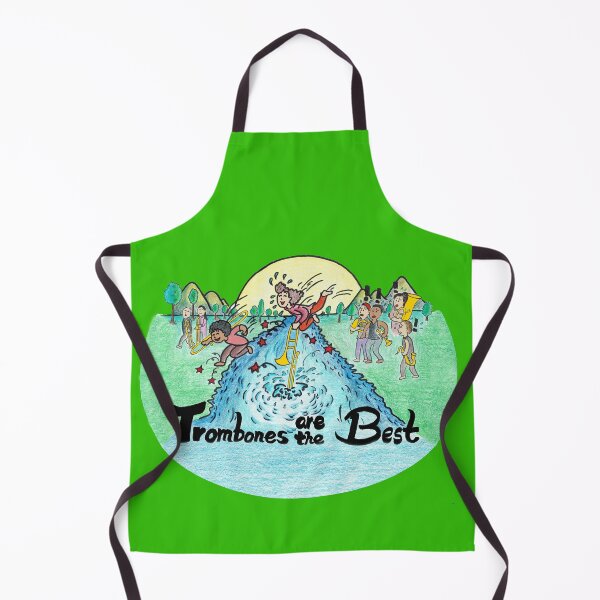 Item preview, Trombones are the Best Funny Cute Cartoon Trombonist Gift  designed and sold by AliceXueTrp.