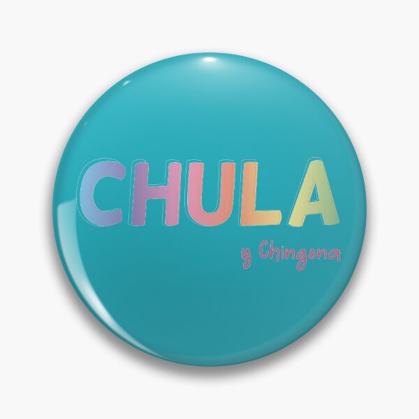 Artikelvorschau, Chula y chingona chicano Pride mexikanischer Slang Pastell Kawaii Farben Regenbogen entworfen und verkauft von T-Mex.