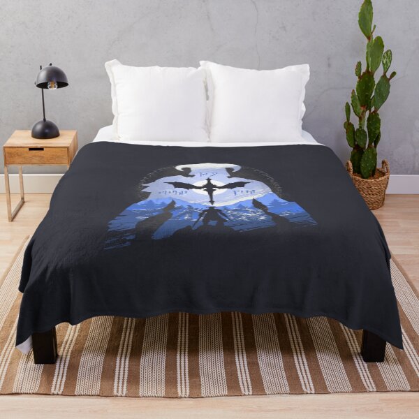 The Last Dragonborn Throw Blanket