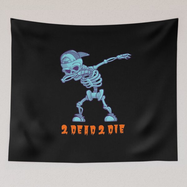 Item preview, 2 Dead Funny Halloween Skeleton designed and sold by PX-clothing.