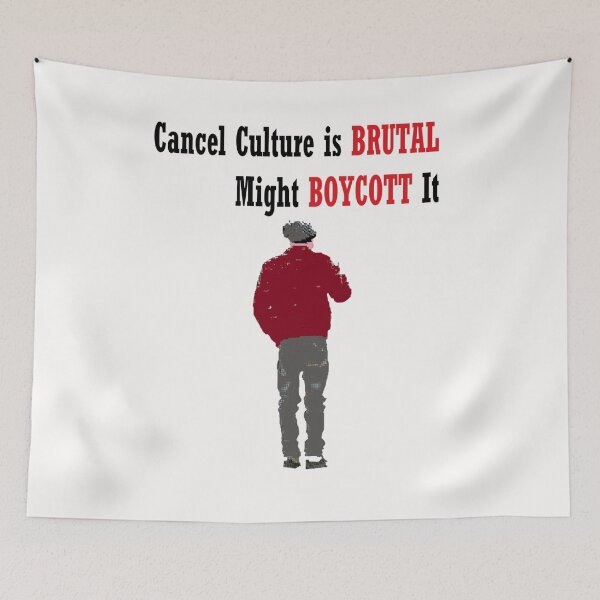 Item preview, Brutal Boycott (Cancel Culture) designed and sold by PillowPuns.