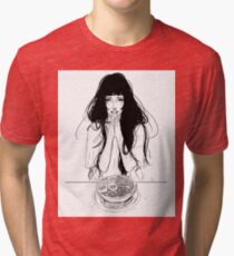 Camiseta de tejido mixto Ramen
