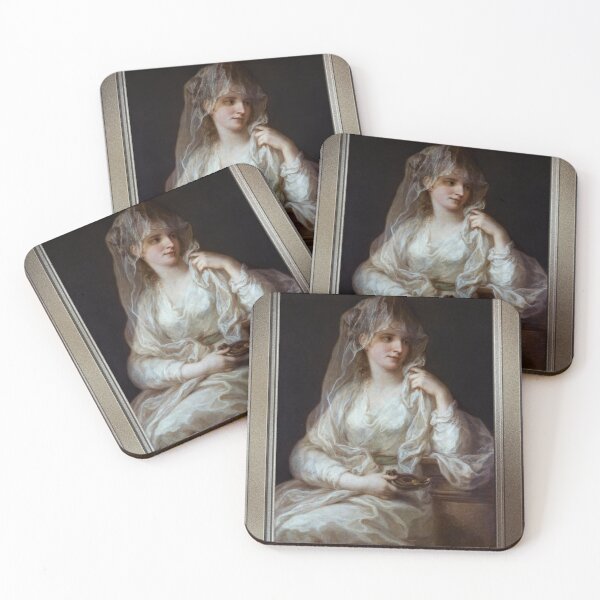 Item preview, Portrait of a Lady as a Vestal Virgin by Angelika Kauffmann Classical Art Old Masters Reproduction designed and sold by Xzendor7 Digital Art Creations.