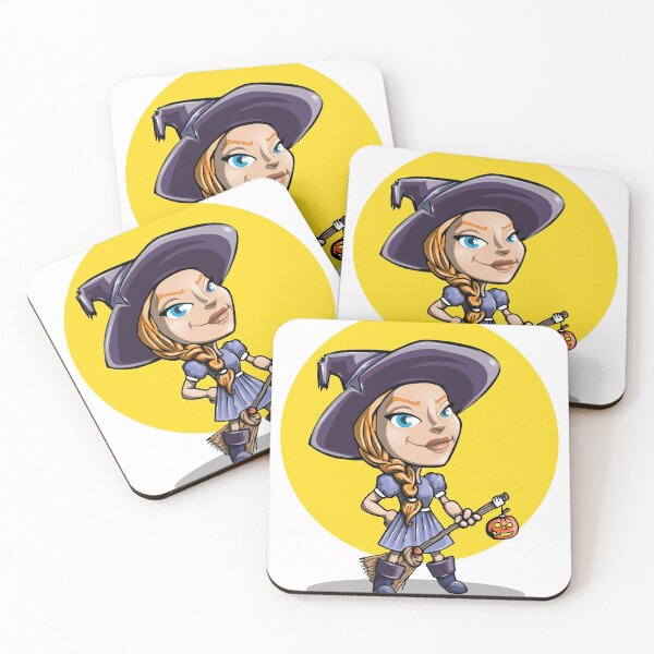 Item preview, Cute and Wicked Halloween Witch designed and sold by darryllouis245.