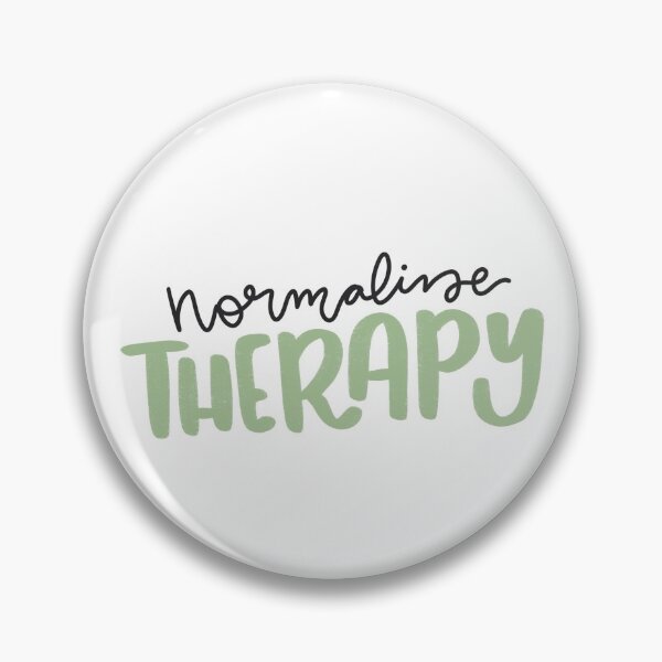 Item preview, Normalize therapy print green designed and sold by Jenna Heath.