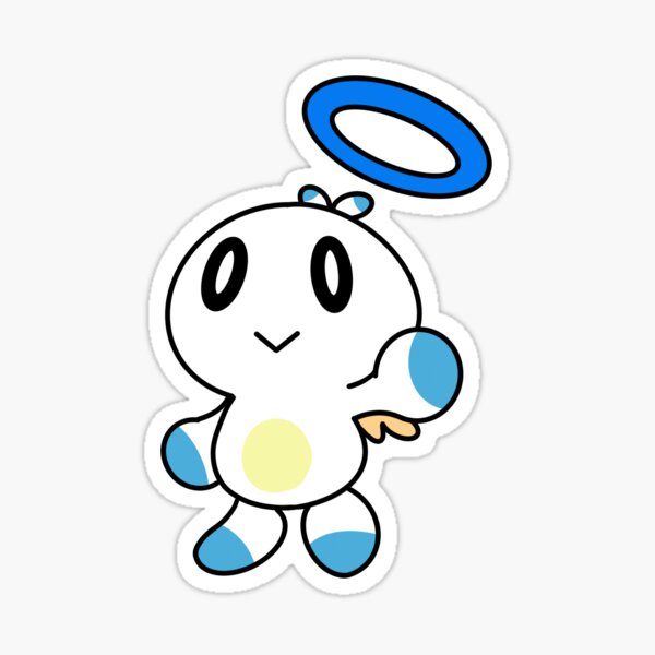 Sonic: Chao Vinyl Sticker Set Chao Hero Chao Dark Chao 