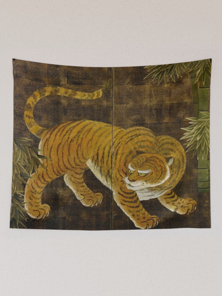 BLUE BLUE JAPAN - Bamboo Tiger Pattern Print Shirt