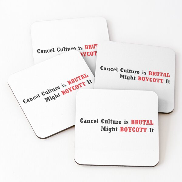Item preview, Brutal Boycott (Cancel Culture) designed and sold by PillowPuns.
