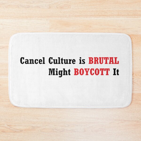 Item preview, Brutal Boycott (Cancel Culture) designed and sold by PillowPuns.