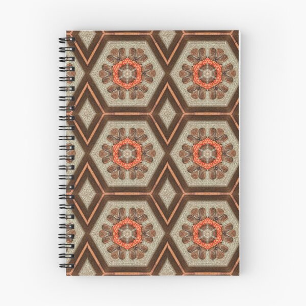 Item preview, Brown Orange Geta Wooden Sandals Repeating Pattern Fractal designed and sold by Beverly Claire Kaiya.
