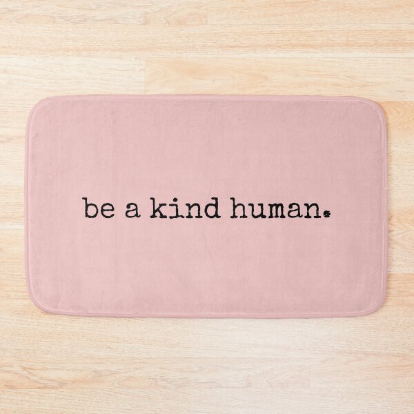 Item preview, be a kind human aesthetic pink typewriter designed and sold by The Little Wood Cottage.