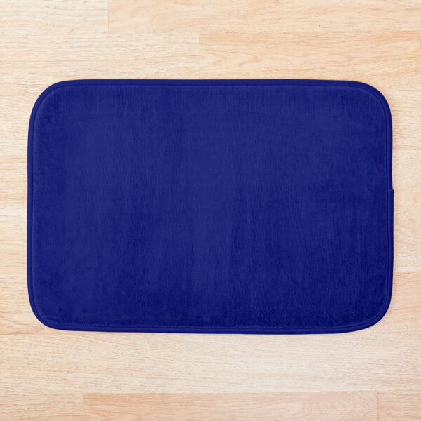 Navy Indigo Sapphire Azure Cerulean Blue Bath Mats Redbubble