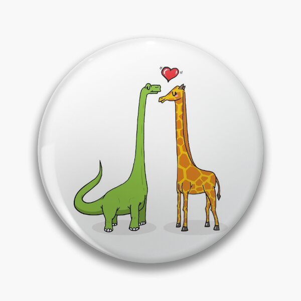 Item preview, Brontosaur & giraffe in love designed and sold by Adrian Serghie.