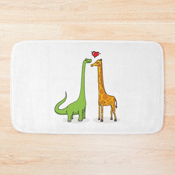 Item preview, Brontosaur & giraffe in love designed and sold by Adrian Serghie.