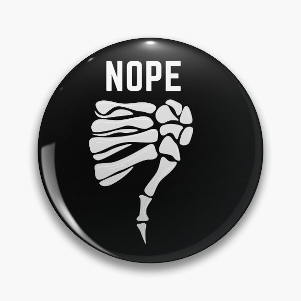 Item preview, Nope Funny Halloween Skeleton designed and sold by PX-clothing.