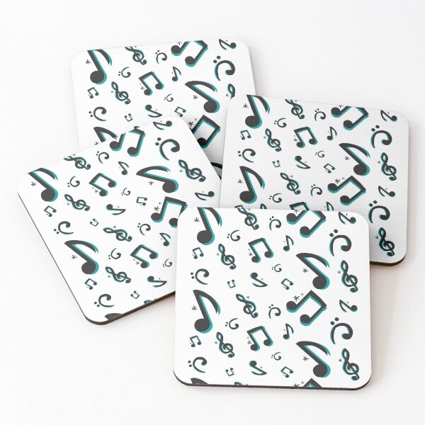 Item preview, Music Notes Pattern Drawing A designed and sold by CreativTEES !.