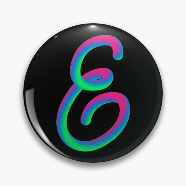 Item preview, Letter E Neon Multicolor designed and sold by Aethel84.