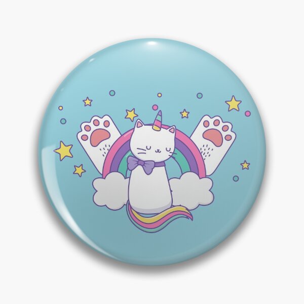 Item preview, Rainbow caticorn designed and sold by stuff-n-stuff.