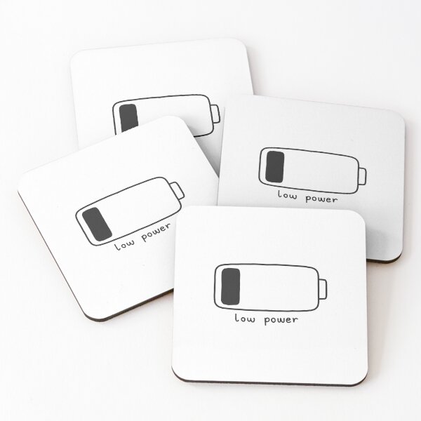 Item preview, low power battery graphic designed and sold by reembakes.