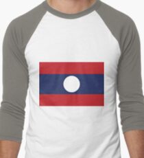Laos Men's Baseball ¾ T-Shirt