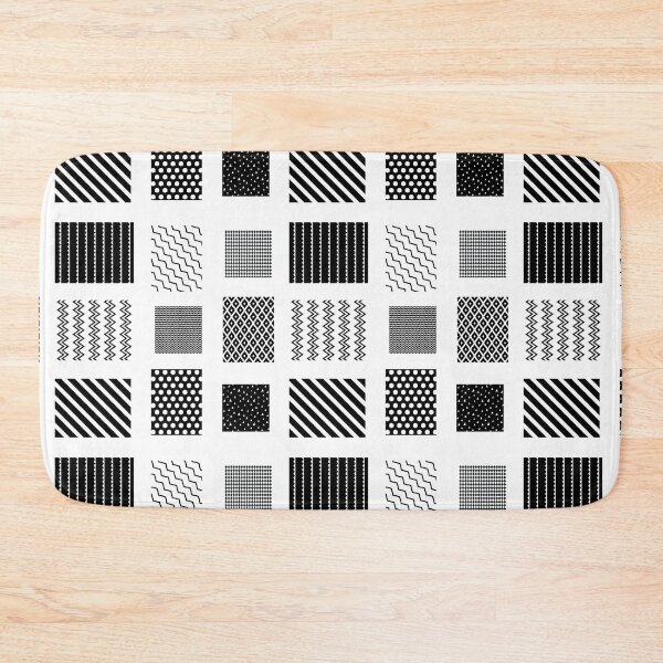 Item preview, Black and White Geometric Patterns designed and sold by Jennifer Church.