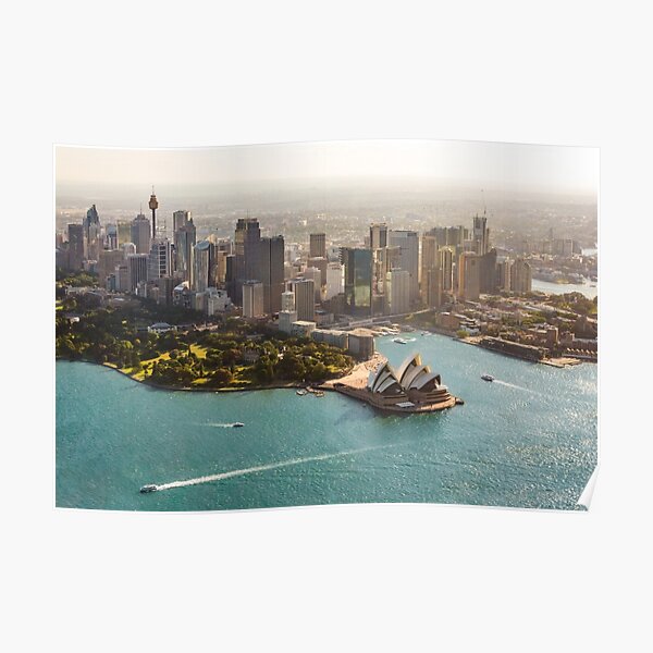 Sydney from the Sky Poster