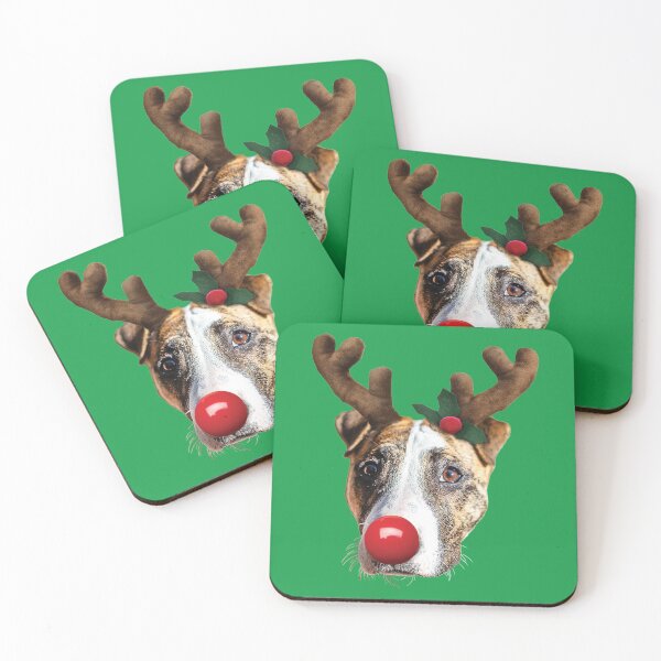 Item preview, Christmas Reindeer Dog designed and sold by GlitterChimp.