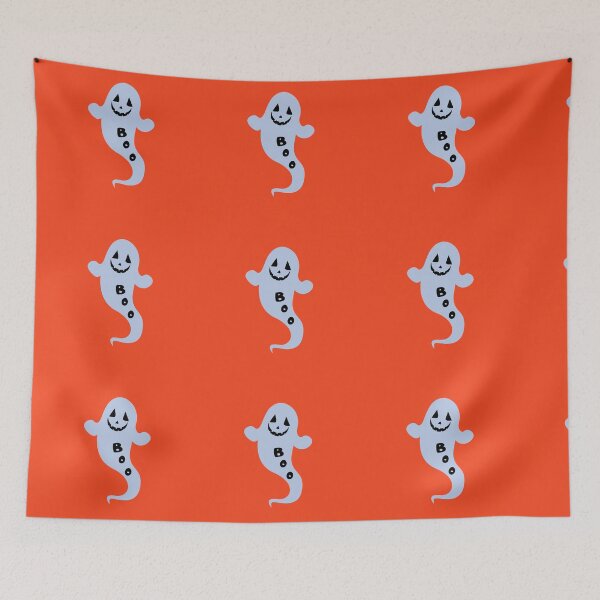Item preview, Halloween Ghost Says BOO Classic T-Shirt designed and sold by Swooncake Press.