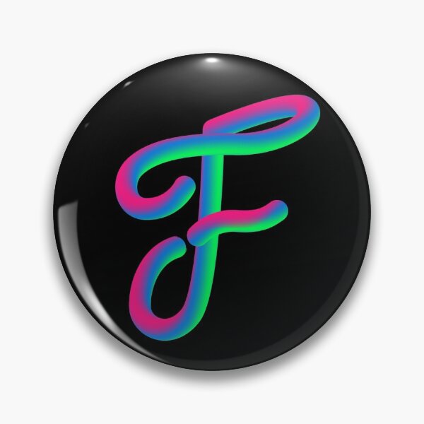 Item preview, Letter F Neon Multicolor designed and sold by Aethel84.