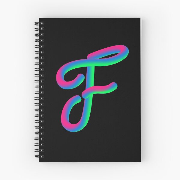 Item preview, Letter F Neon Multicolor designed and sold by Aethel84.
