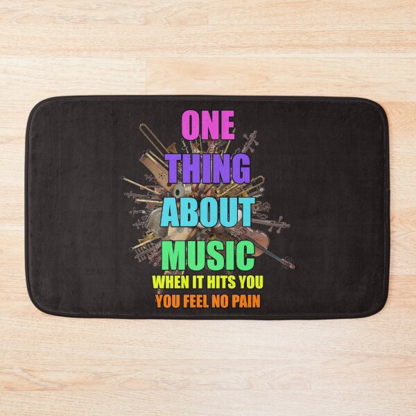 Item preview, Bob Marley / one thing a bout music when it hit you feel no pain designed and sold by JAHV GFX.