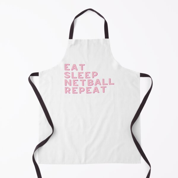 Item preview, Eat Sleep Netball Repeat designed and sold by teesaurus.