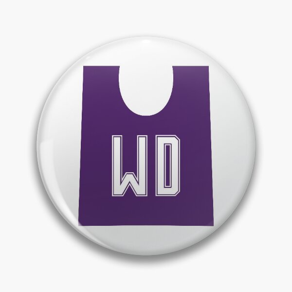 Item preview, Purple Netball WD designed and sold by teesaurus.