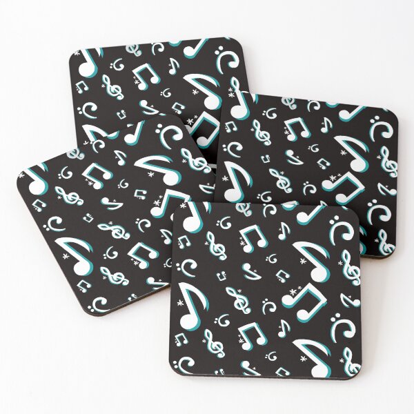 Item preview, Music Notes Pattern Drawing B designed and sold by CreativTEES !.
