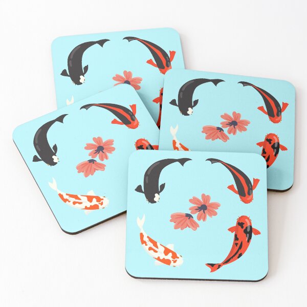 Artikelvorschau, Koi Pond Sticker Pack entworfen und verkauft von noveltiko.